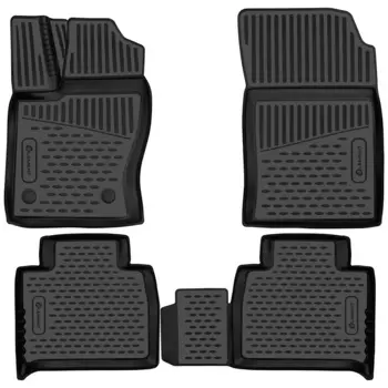 Коврик в салон Autofamily, черный