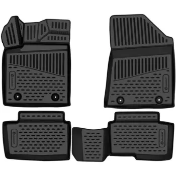 Коврик в салон Autofamily, черный