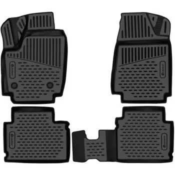 Коврик в салон Autofamily, черный