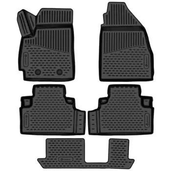 Коврик в салон Autofamily, черный