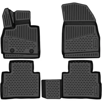 Коврик в салон Autofamily, черный