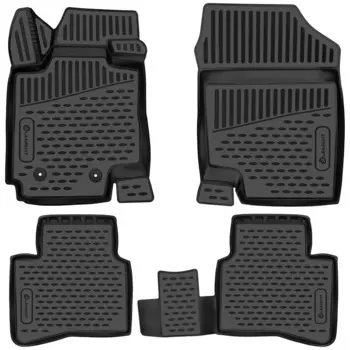 Коврик в салон Autofamily, черный