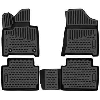 Коврик в салон Autofamily, черный