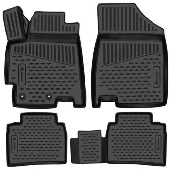 Коврик в салон Autofamily, черный