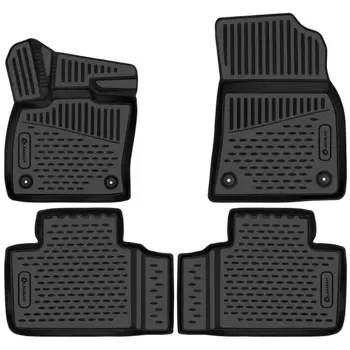 Коврик в салон Autofamily, черный