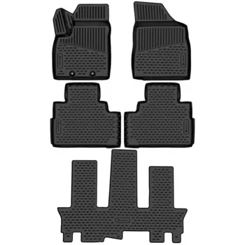 Коврик в салон Autofamily, черный