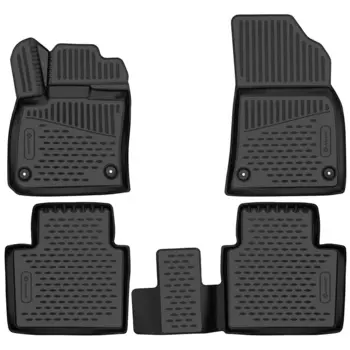 Коврик в салон Autofamily, черный