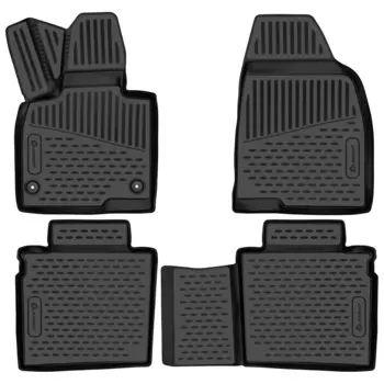 Коврик в салон Autofamily, черный