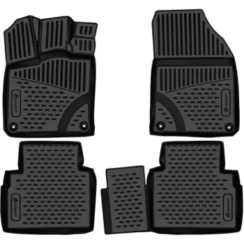 Коврик в салон Autofamily, черный