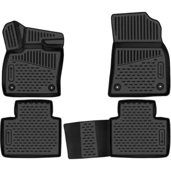 Коврик в салон Autofamily, черный