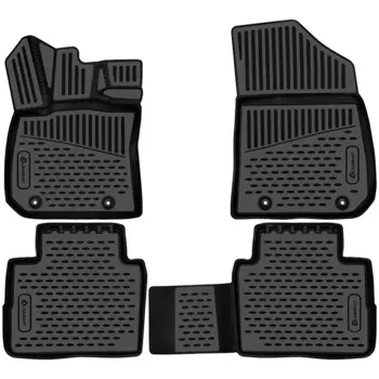 Коврик в салон Autofamily, черный