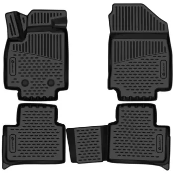 Коврик в салон Autofamily, черный