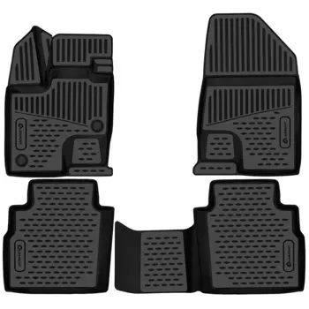 Коврик в салон Autofamily, черный