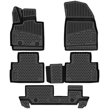 Коврик в салон Autofamily, черный