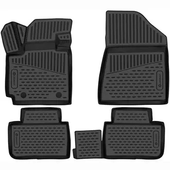 Коврик в салон Autofamily, черный