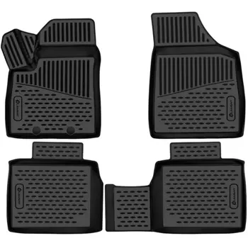 Коврик в салон Autofamily, черный