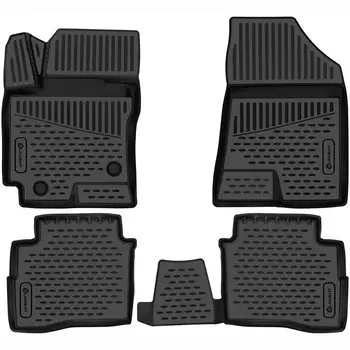 Коврик в салон Autofamily, черный