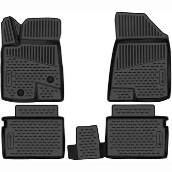 Коврик в салон Autofamily, черный