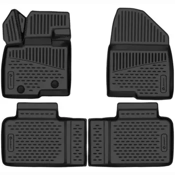 Коврик в салон Autofamily, черный