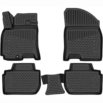 Коврик в салон Autofamily, черный