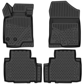 Коврик в салон Autofamily, черный