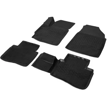 Коврик в салон Rival, черный