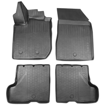 Коврик в салон Rival, черный