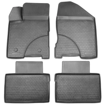 Коврик в салон Rival, черный