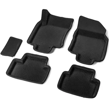 Коврик в салон Rival, черный