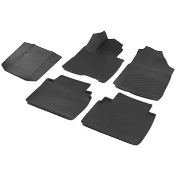 Коврик в салон Rival, черный