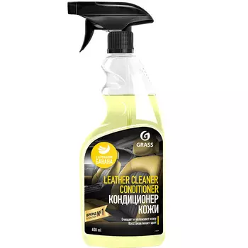 Крем-кондиционер для кожи Grass Leather Cleaner банан 600 мл