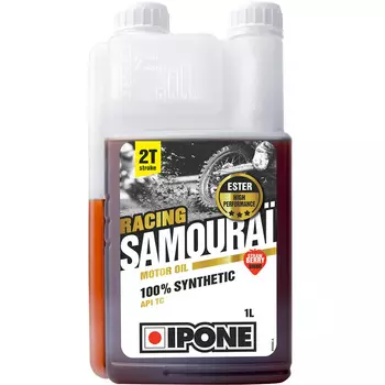 Масло 2-х тактное Ipone Samourai Racing 1л с запахом клубники