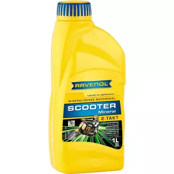 Масло 2-х тактное Ravenol Scooter 2-Takt Mineral 1л