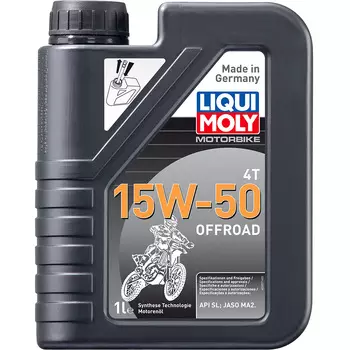 Масло 4-х тактное Liqui Moly Motorbike 4T Offroad 15W-50 1 л