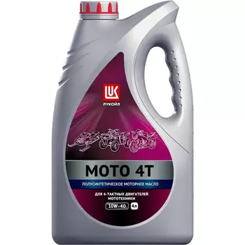 Масло 4-х тактное Lukoil Moto 4T 10W-40 4л