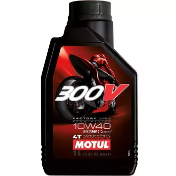 Масло 4-х тактное Motul 300V 4T Factory Line Road Racing 10W40 1л