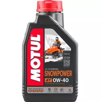 Масло 4-х тактное Motul Snowpower 4T 0W40 1л