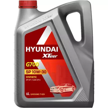 Масло моторное Hyundai Xteer Gasoline G700 SP 10W-30 6л