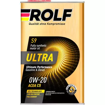 Масло моторное Rolf Ultra 0W-20 C5 SN plus 1л