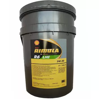 Масло моторное Shell Rimula R6 LME 5W-30 E7 228.51 20л