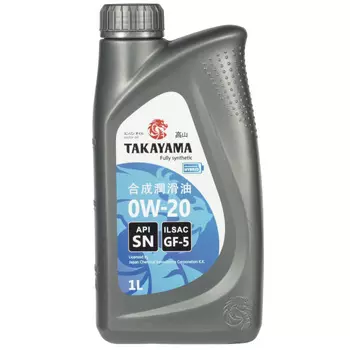Масло моторное Takayama 0W-20 1л