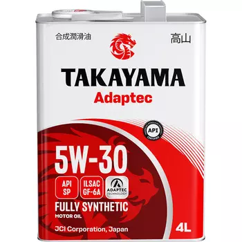 Масло моторное Takayama Adaptec GF-6A 5W-30 4л