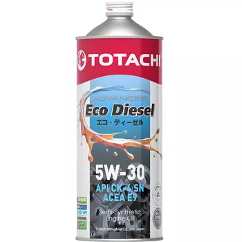 Масло моторное Totachi Eco Diesel Semi-Synthetic CK-4/CJ-4/SN 10W-40 1л