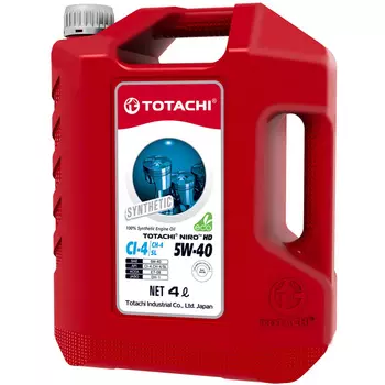 Масло моторное Totachi Niro HD Synthetic CI-4/SL 5W-40 4л