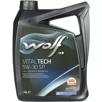 Масло моторное WOLF VITALTECH SP 5W-30 4л