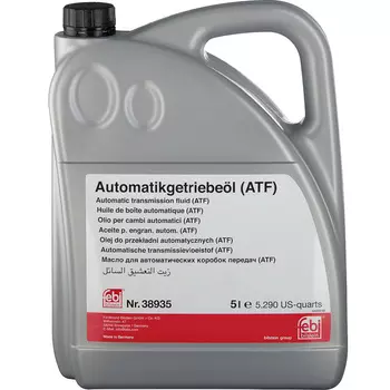 Масло трансмиссионное Febi ATF ZF желтый 5л (art. 38935)