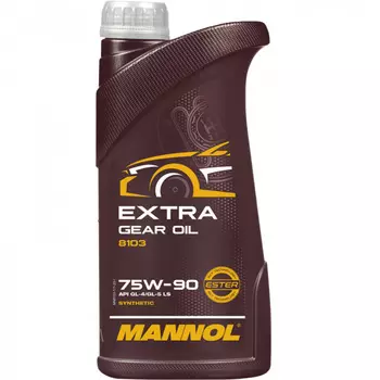 Масло трансмиссионное Mannol Extra Gear oil 75W-90 GL-4/GL-5 1л