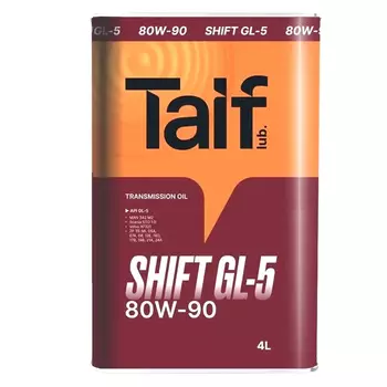 Масло Трансмиссионное Taif Shift GL-5 80W-90 4л