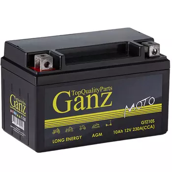 Мотоаккумулятор Ganz AGM 10Ач п/п GTZ10S