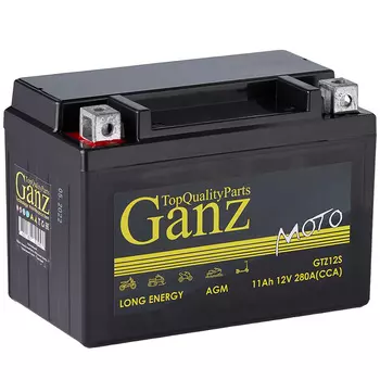 Мотоаккумулятор Ganz AGM 11Ач п/п GTZ12S